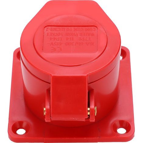 16-A-Industriesteckdose, 4-polig, 3-phasig, Schutzart IP44, wasserdicht, explosionsgeschützt, Unterputzmontage, 380–415 V, 3P + E (1/5)
