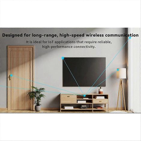 Kit caméra Wi-Fi HaLow ESP32 double bande, passerelle Wi-Fi et Bluetooth Mesh, accès sans fil IoT avec caméra B (1/5)