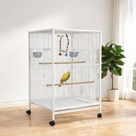 Cage pour oiseaux branco en aço 480 x 460 x 780 cm (1/5)