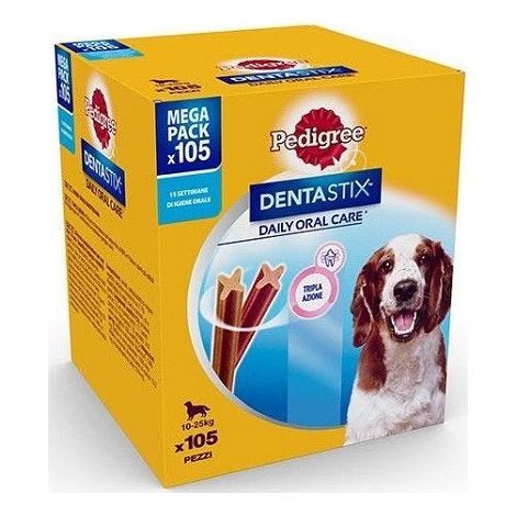 Ped Dentastix Medium 15 x 7 Pz. 105 PED DENTASTIX MEDIUM 15X7 PZ.105 | PZ