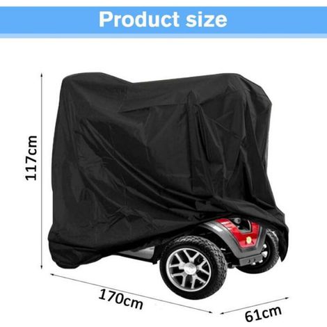 Bâche protection scooter électrique - Lot 1 - Oxford 210D imperméable 170x61x117cm Aucuneary (1/5)