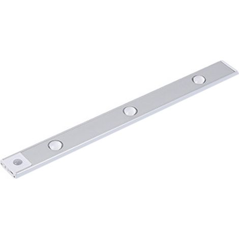 Lampe LED intelligente avec capteur de corps humain, rechargeable, pour armoire, bar, espace argent (gradation trichromatique), 40CM (1/5)