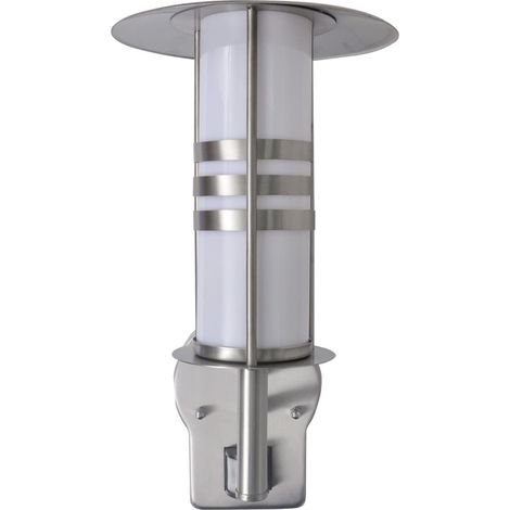 Maison Exclusive - Lampe murale avec capteur Acier inoxydable Forme de pagode (1/5)
