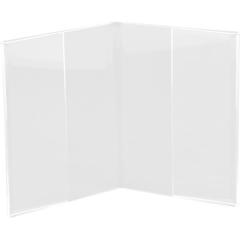 Porte-photo acrylique transparent V modèle, support autonome pour Instax Mini 3 pouces (1/5)