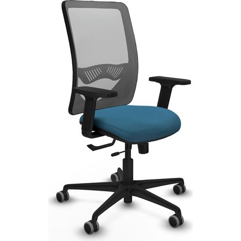 Silla de oficina piqueras y crespo Zulema gris malla ergonómica (1/2)