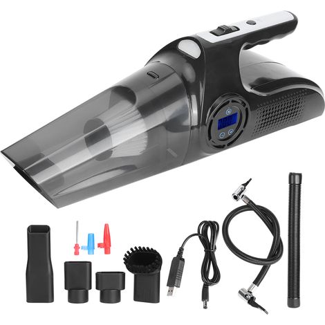 Aspirateur Sans Fil 4 en 1 Rechargeable USB 120W Aspirateur Voiture et Maison Suction 5000mbar Lumière LED Intégrée (1/4)