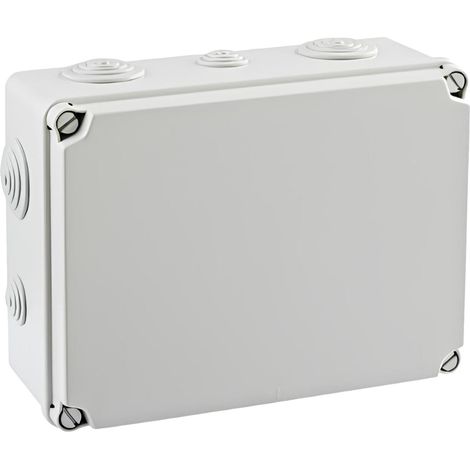 Ev231 Ide Boite De Dérivation étanche Ip65 Ik07 850° Avec Entrées Coniques Dim. 180x241x95