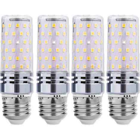 Lot de 4 ampoule E27, ,ampoule led 1340LM, 16W ampoule LED Intérieur Équivalent 150W Lampe Halogène,Non-dimmable, Convient pour le Bureau, l\'utilisation à la maison,Gros culot à vis E27 Maïs LED(6000 (1/5)