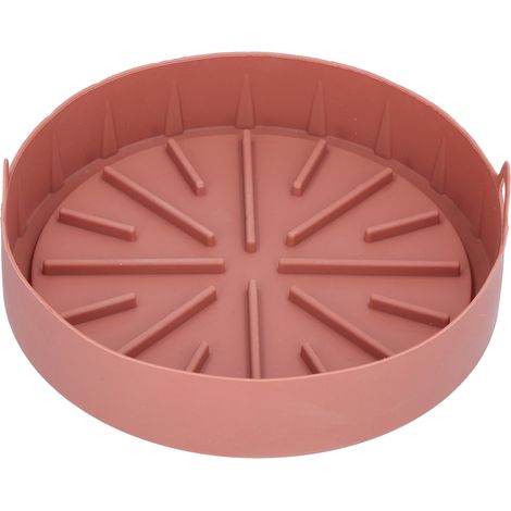 Panier à friture réutilisable en silicone antiadhésif de qualité alimentaire, 20-220 °C, rond, 180 g, café (1/5)