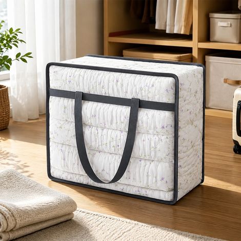 Sac de Déménagement Épaissi Transparent Gris Grande Capacité 46 x 23 x 28 cm (1/4)