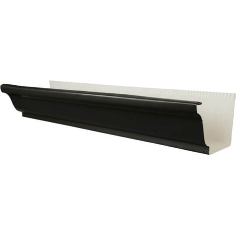 Gouttière corniche G300 aluminium noir foncé - N15 - ALUHOME