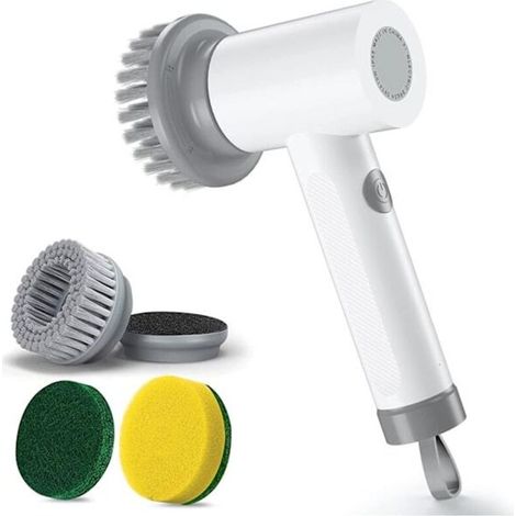 Brosse de nettoyage électrique sans fil, brosse à main rechargeable par USB