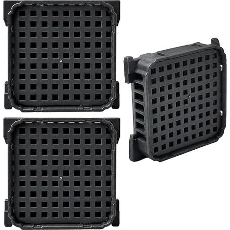 Filtre à Charbon Actif Réfrigérateur, Lot de 3 Cartouches Anti-Odeurs, Rechange Air Intérieur et Entretien Réfrigérateur, compatible avec 9096989, Noir Compact (1/5)