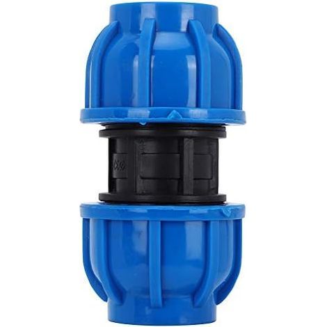 4Pcs PE Connecteur Droit En Plastique 32mm à 32mm Adaptateur De Tuyau D'eau Raccord Droit Raccord De Tuyau D'Eau Tube Raccords (1/5)