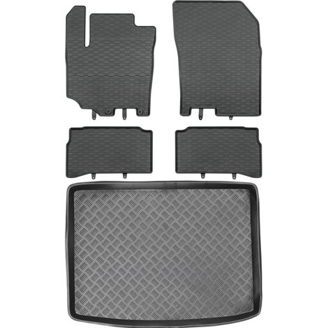Set di tappetini in gomma per auto e tappetino per bagagliaio per Suzuki Vitara II SUV dal 2015 al 2018. (1/5)