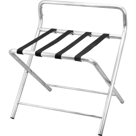 Porte-bagages - Inox - 550x500x630mm - Pliable - 4 sangles - Saro