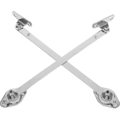 2 charnières de porte de placard rabattable avec tiges en alliage, robustes, pour cuisine (1/5)