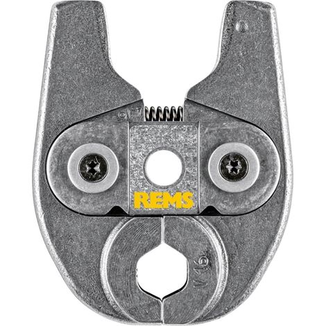 Rems – Pince à sertir mini profil V 16 – Mâchoires monobloc articulées – Sertissage sans désalignement – Pour plaques de jonction