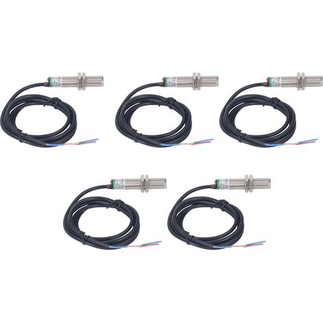 IP65 wasserdichter, berührungsloser Näherungsschalter, 2-adrig, normalerweise offen, induktiver Sensor, 5 Stück, 0–250 V (1/5)