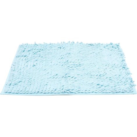 Functional Non Slip Bath Mat Light Blue 50X80 CM Absorbent