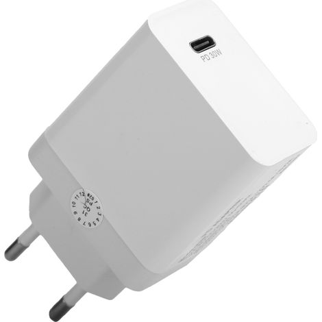 Adaptateur Secteur USB-C Charge Rapide pour iPhone 12/11 Pro Max X, Prise EU 100‑240V (1/5)