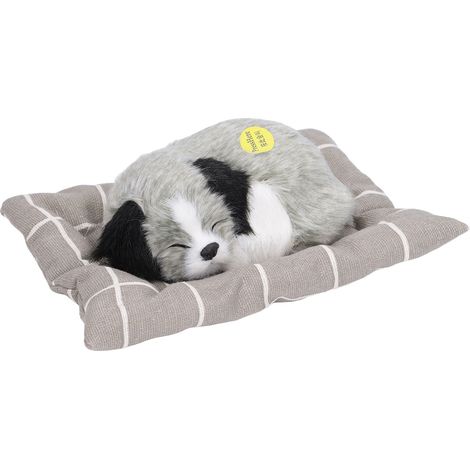 Jouet pour chien Husky avec coussin en tissu, peluche sonore pour sommeil, décoration pour petits chiens (1/5)