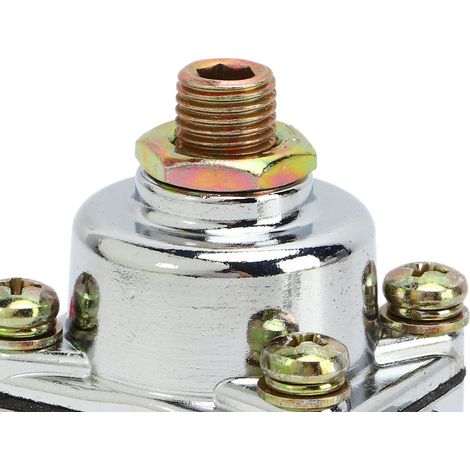 Régulateur de pression d'essence pour carburateur Holley, 4,5 à 9 psi, orifice NPT 3/8 po, alliage de zinc, référence 12-803 (1/3)