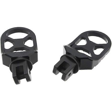 Reposapiés delantero ajustable, reposapiés trasero giratorio para motocicleta Ducati Scrambler 400 800 1100 (Negro) (1/5)