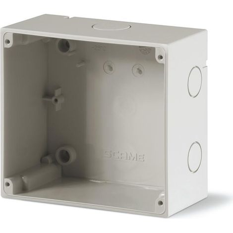 Scatola da parete omnia ip67 136x125x98mm 32a fuse scame 572.0309