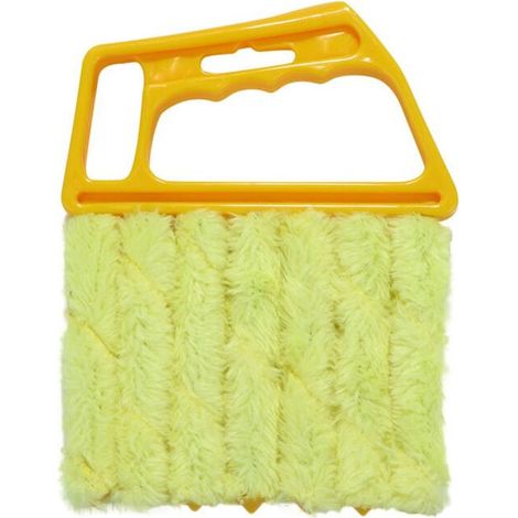 Brosse de Nettoyage pour Stores vénitiens, Brosse de Nettoyage pour fenêtre, climatiseur, dépoussiérant, Lavable (1/5)