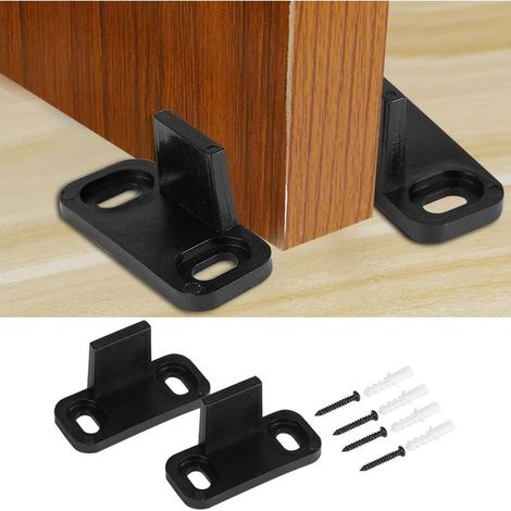 Guía inferior para puerta corredera de granero, rodillo de retención, herrajes ajustables, guía inferior para puerta corredera de granero, herrajes para piso, nuevo diseño (1/4)
