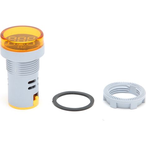 Compteur de fréquence lumineux AD16-22DHZ 2075Hz, indicateur de fréquence jaune pour panneau de contrôle (1/5)