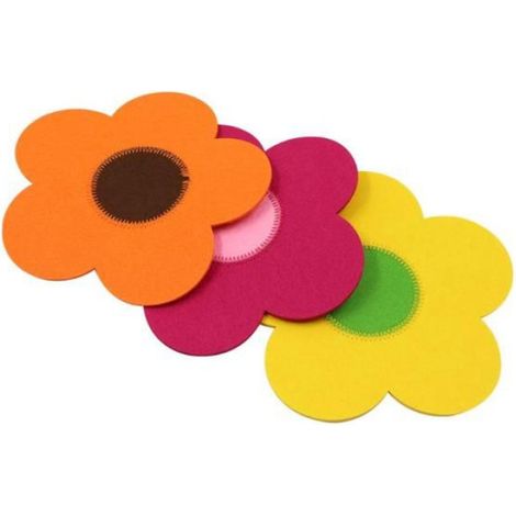 Protège-Poêles - Feutre Polyester 18 cm - Protection Empilable pour Poêles Casseroles Bols - Lot de 5 (1/5)