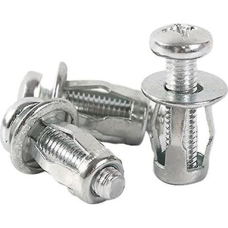 15 rivets à pétales M4 M5 M6 M8, écrous de levage, vis métalliques pour cloisons creuses, écrous à pétales en fer, écrous d'expansion pour lanterne - 15 pièces M5 (1/5)