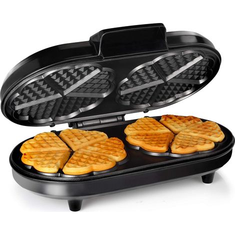 Gaufrier cœur électrique 1200 W