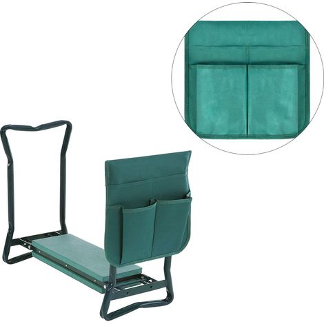 SWANEW Banc de jardin - Panchina da giardino - Seduta da giardino - Sgabello da giardino pieghevole - Comodo e antiscivolo (1/5)