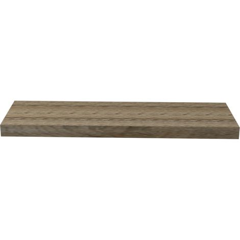 MAURY'S MENSOLA RETTANGOLARE 80 X 25 X H3.8 CM IN COLORE MARRONE (1/2)
