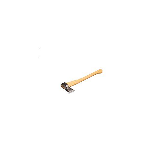 Hochwertige geschmiedete Spaltaxt. Griff aus Eschenholz in Ochsenfuß-Form. Länge: 600 mm – Gewicht: 1500 g