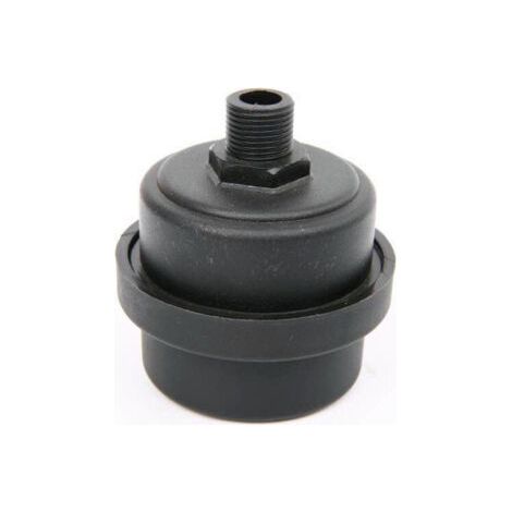 BUNTHAUS Stück Luftfilter-Kompressor-Schalldämpfer-Ersatzteile, schwarzer Luftkompressorfilter zur Geräuschreduzierung für ölfreie Kompressoren (13 mm) (1/5)