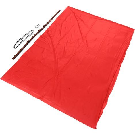 100 x 280 cm Elastische Kinderschaukel-Hängematte für drinnen und draußen, Rot (1/5)