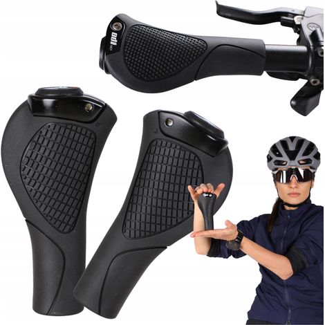 Fahrradgriffe, Lenkergriffe vorne, ergonomische Griffe mit Stoßdämpfung (1/5)