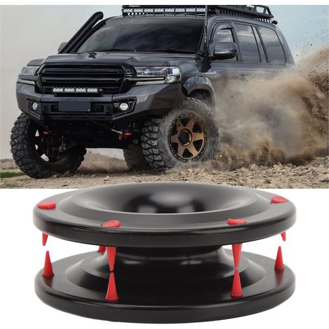 Accessoires pour treuil de remorque, poulie de fixation de corde, compatible avec les cordes de 8 à 12 mm de diamètre, capacité de charge maximale de 22 000 lb, convient aux SUV, VTT, camions et au re (1/5)