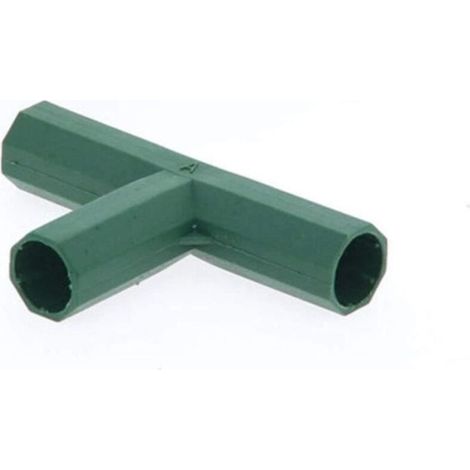 Greenhouse construction connector, 10 pieces, plastic furniture connector for greenhouse frame, 16mm PVC fitting. (1/4)