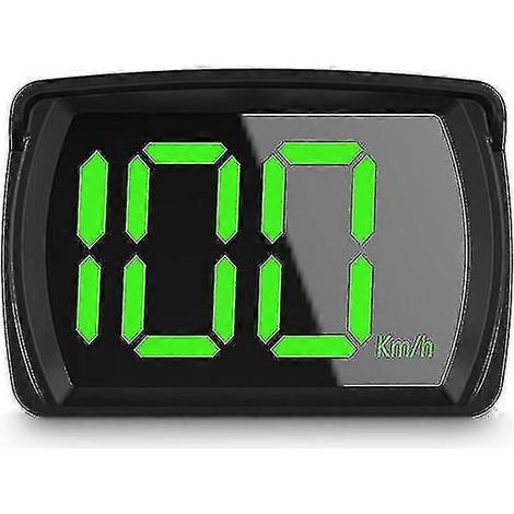 Dernier compteur de vitesse numérique GPS HUD Plug & Play pour toutes les voitures, grande police, km/h, mph, accessoires auto [DB] (1/4)