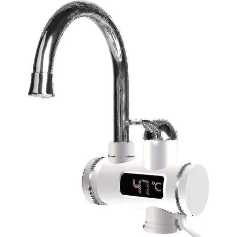 Robinet de cuisine chauffant à 360° avec éclairage LED - Norme européenne (1/3)