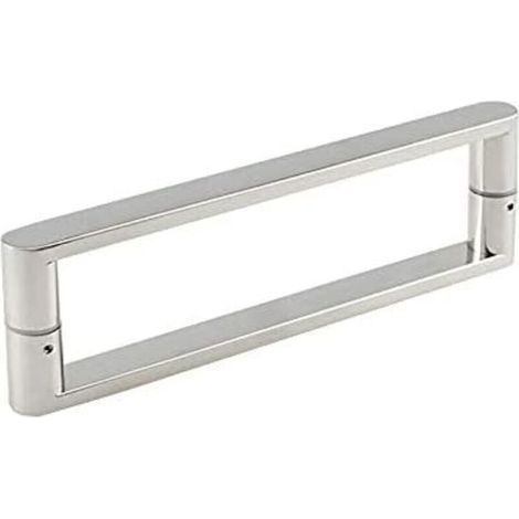 Poignée de porte de douche coulissante en acier inoxydable, barre d'appui, boutons de porte en verre pour salle de bain, kits de remplacement pour cabine de douche (Taille : 160 mm)
