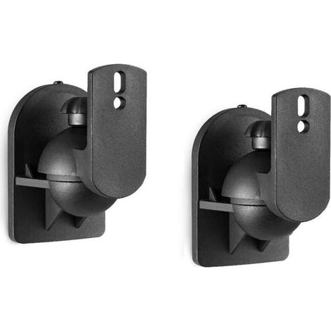 Support Mural Compatible Avec Logitech Z906 Pour Haut-Parleur Home Cinéma, Logitech Z906, Accessoires De Support En Métal, Accessoires Logitech Z906, Noir