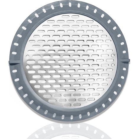 Protection de bonde en acier inoxydable (1 pièce), récupérateur de cheveux pour bonde de douche, crépine universelle, empêche les obstructions, convient pour lavabo et baignoire