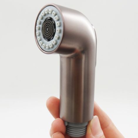 Pommeau de douchette pour shampoing d'évier de cuisine, accessoires de robinetterie à main 4 jets, pommeau de douchette double fonction pour robinet de lavabo (1/5)