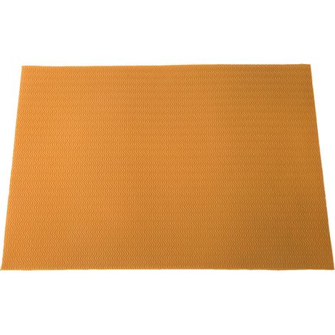 Semelle antidérapante résistante à l'usure pour chaussures femme homme, patin en cuir de vache 58x38cmx2,2mm jaune (1/5)